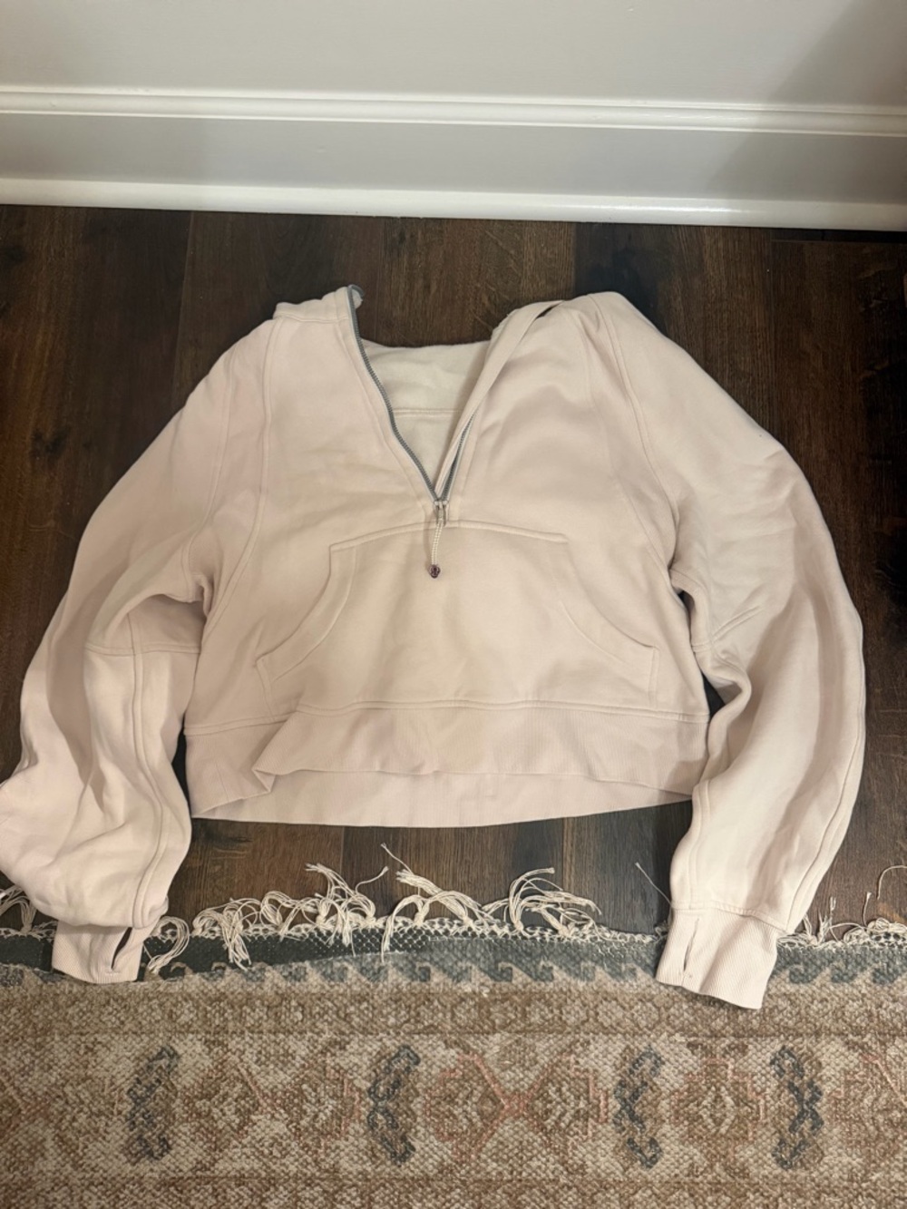 Lululemon Women's Half-Zip Pullover Sweatshirt - Bone